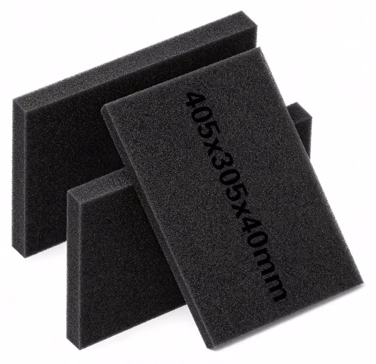 Solidchoice - Set di 3 inserti in schiuma per valigette degli attrezzi, colore nero
