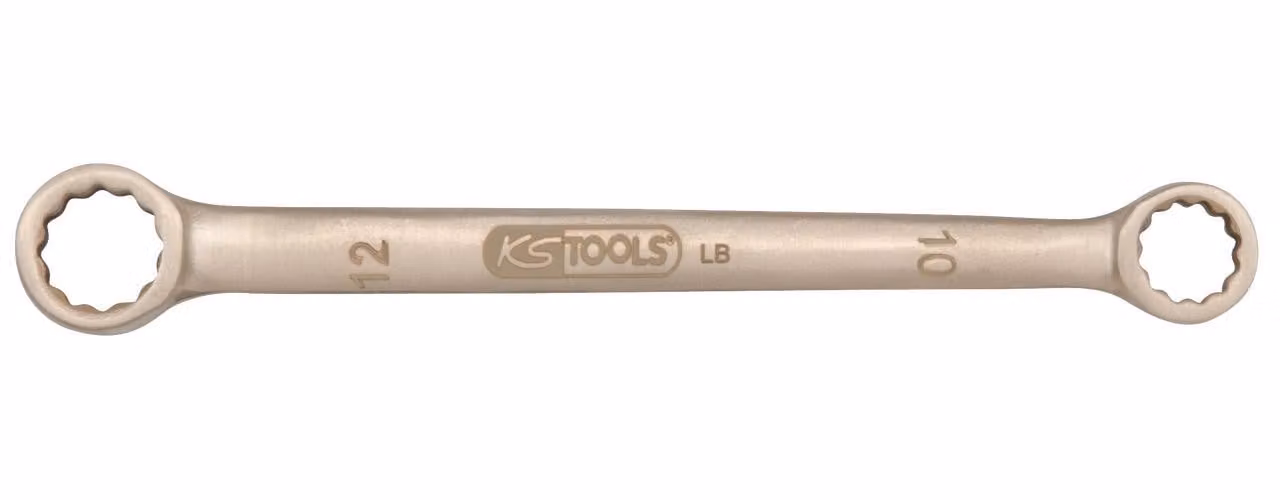 KS TOOLS BRONZEplus Chiave a doppio anello diritta 9x11 mm - 963.7481