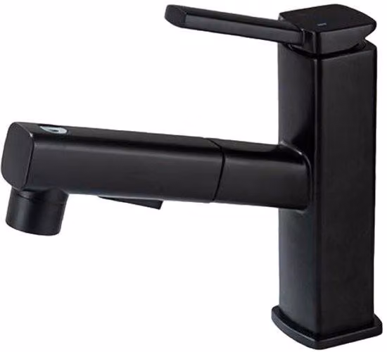 Rubinetto da bagno con soffione estraibile - Rubinetto per vasca ad alta pressione - Rubinetto per vasca a 3 vie - Miscelatore monocomando - Con soffione estraibile