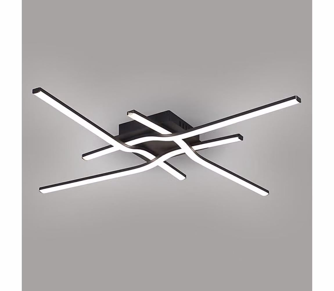 Brilagi - Plafoniera STRIPES LED/38W/230V nero