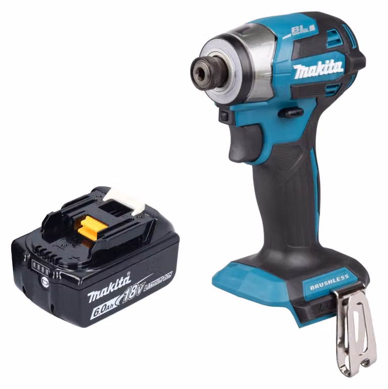 Avvitatore a impulsi a batteria Makita DTD 173 G1 18 V 180 Nm 1/4" brushless + 1x batteria ricaricabile 6,0 Ah - senza caricabatterie
