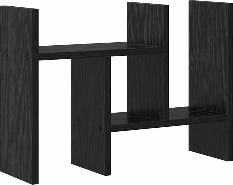 Organizzatore da scrivania Rovere Nero 50 x 15,5 x 35,5 cm