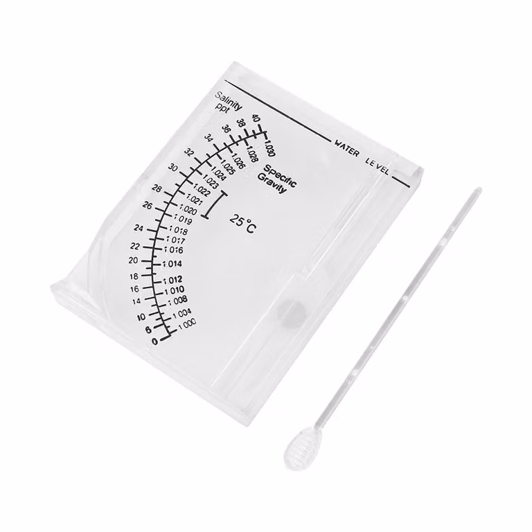 Idrometro per acqua marina, 9x12 cm, per la misurazione della salinità e della densità, ideale per acquari, con sistema di livellamento automatico