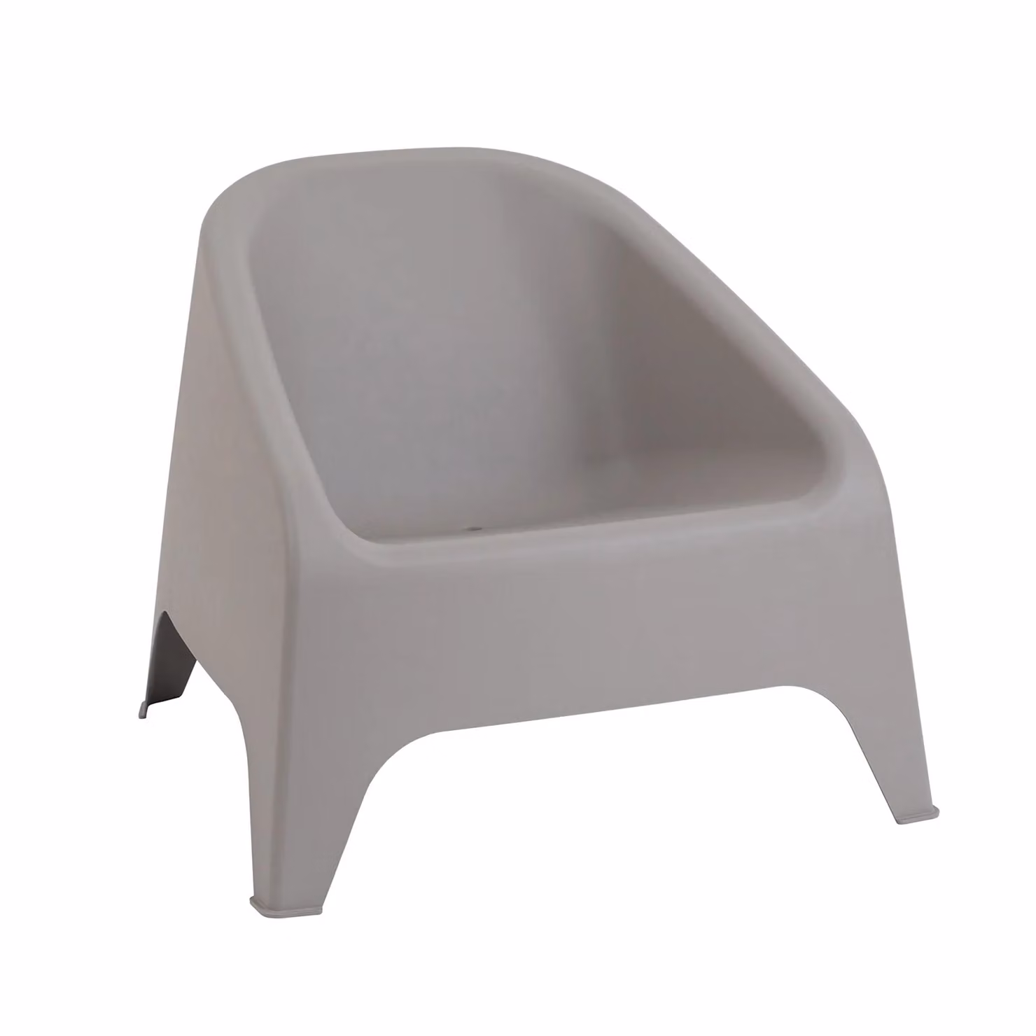 Poltrona Matera TOOMAX Grigio, design moderno per soggiorno e giardino, H 67 cm x L 75,5 cm x P 78,5 cm – 1