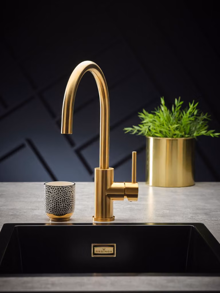 Rubinetto da cucina Reginox Cano oro