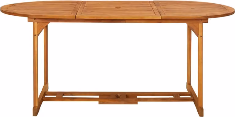 Tavolo da Pranzo per Esterni 180x90x75cm Legno Massello Acacia