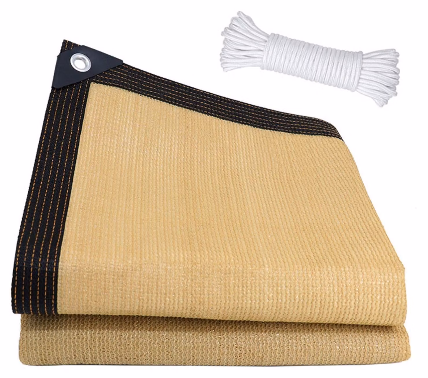 Tenda parasole ombreggiante con fori - 4 x 5 metri - Resistente ai raggi UV