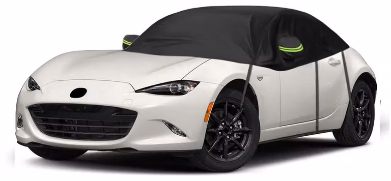 Copertura impermeabile per auto, compatibile con Mazda MX-5 Miata MK4 ND dal 2015 al 2025, colore nero