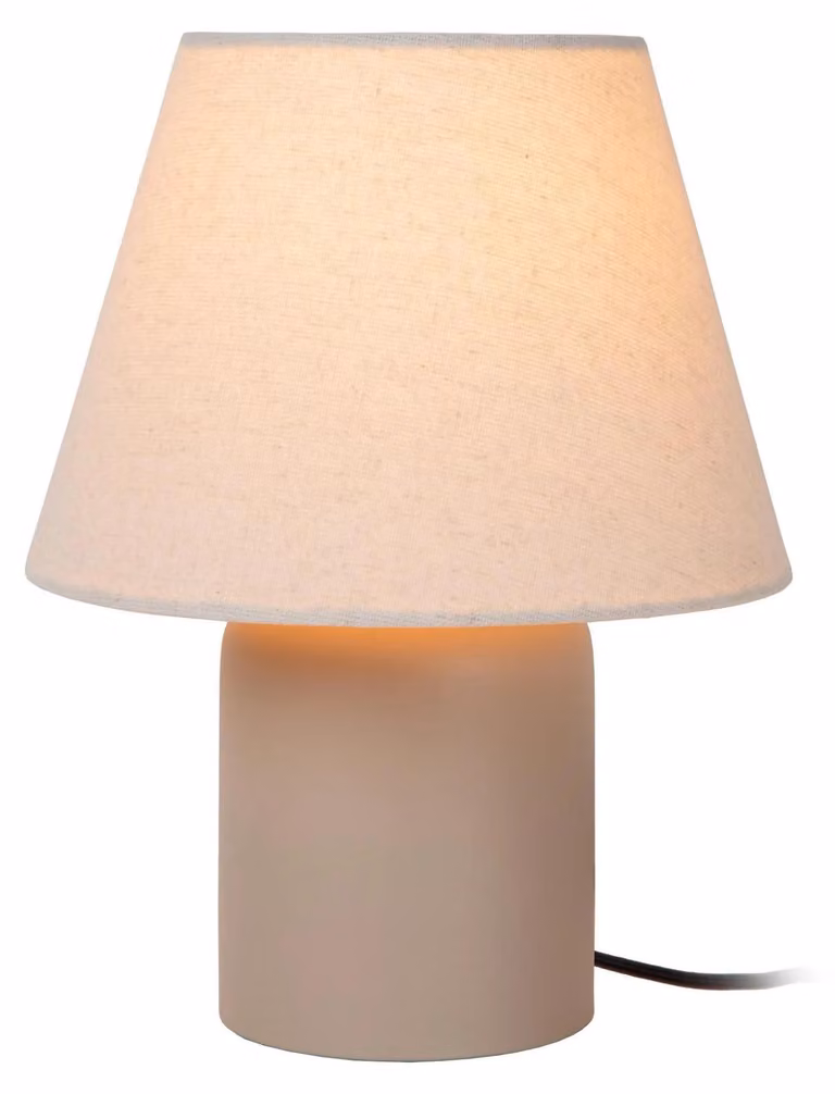 Lucide MACIA – Lampada da tavolo – 1xE14 - Color crema