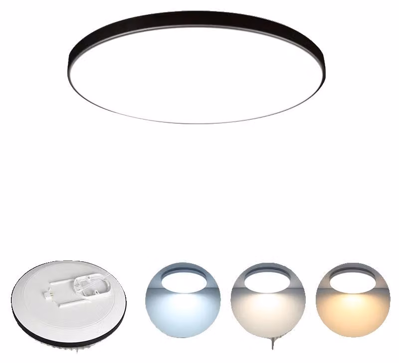 Lampada a soffitto, telecomando, luce RGB dimmerabile, 40W, cambio colore (3 tonalità)