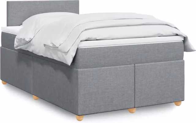 Letto Ibrido con Materasso vidaXL Grigio e Bianco L/P/H: 120 x 190 x 100,5 cm