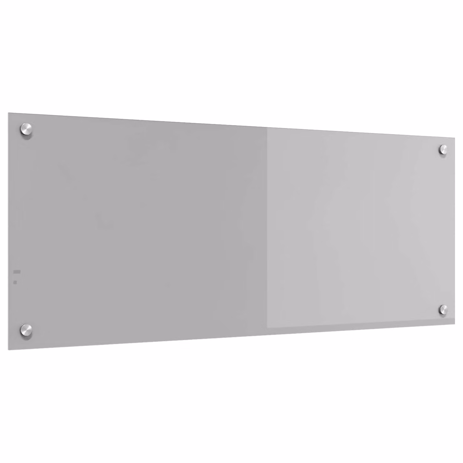Schienale da cucina vidaXL in vetro temperato Grigio chiaro L: 100 cm, H: 40 cm