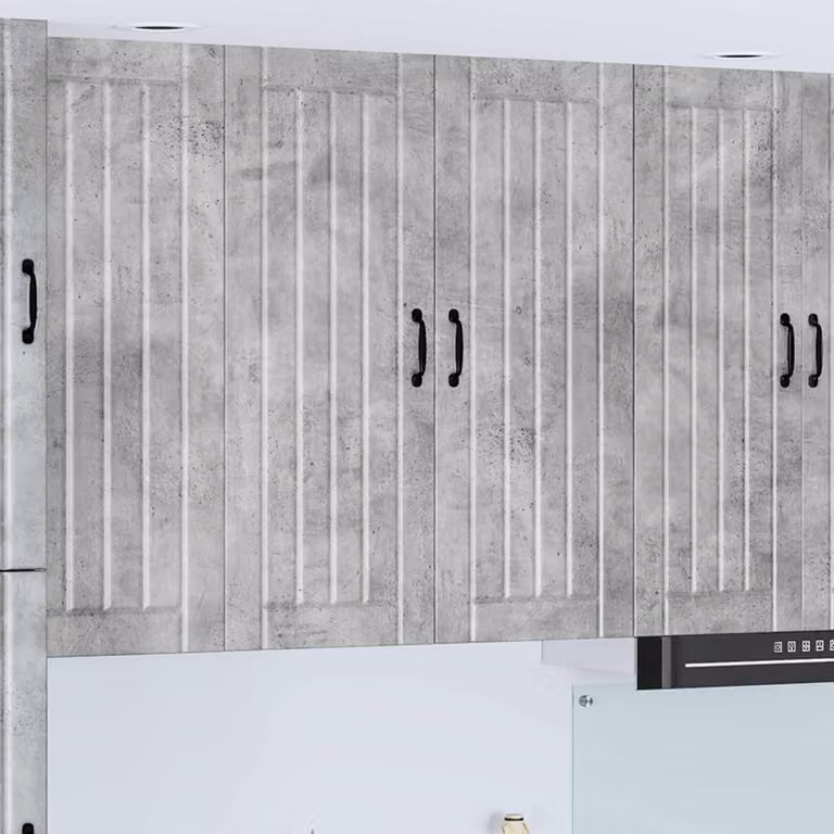 Armadietto a muro LUCCA vidaXL Grigio, L 80 cm, P 31 cm, H 100 cm