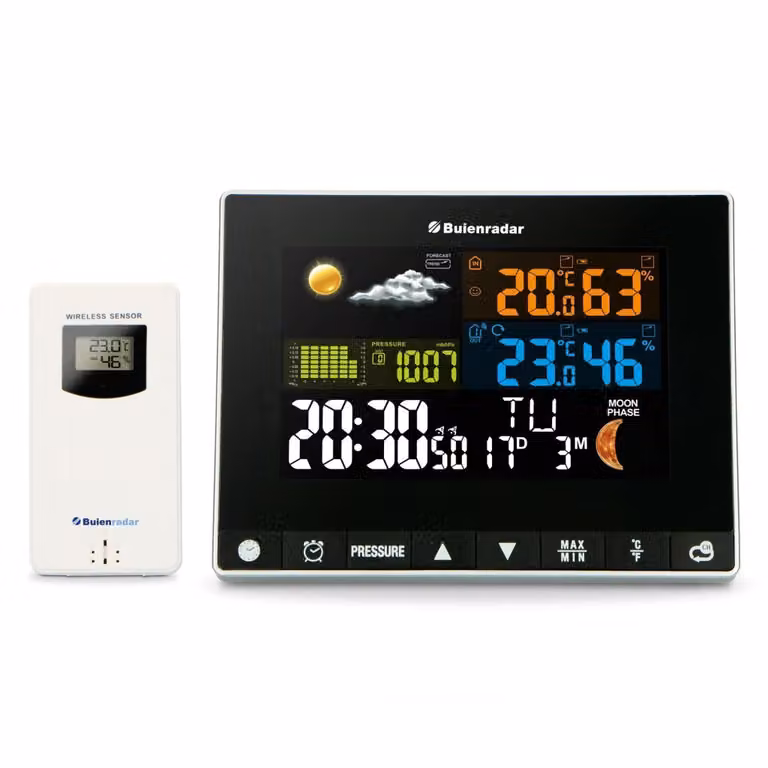 Alecto Br700 Stazione meteorologica Buienradar 3In1 Nero