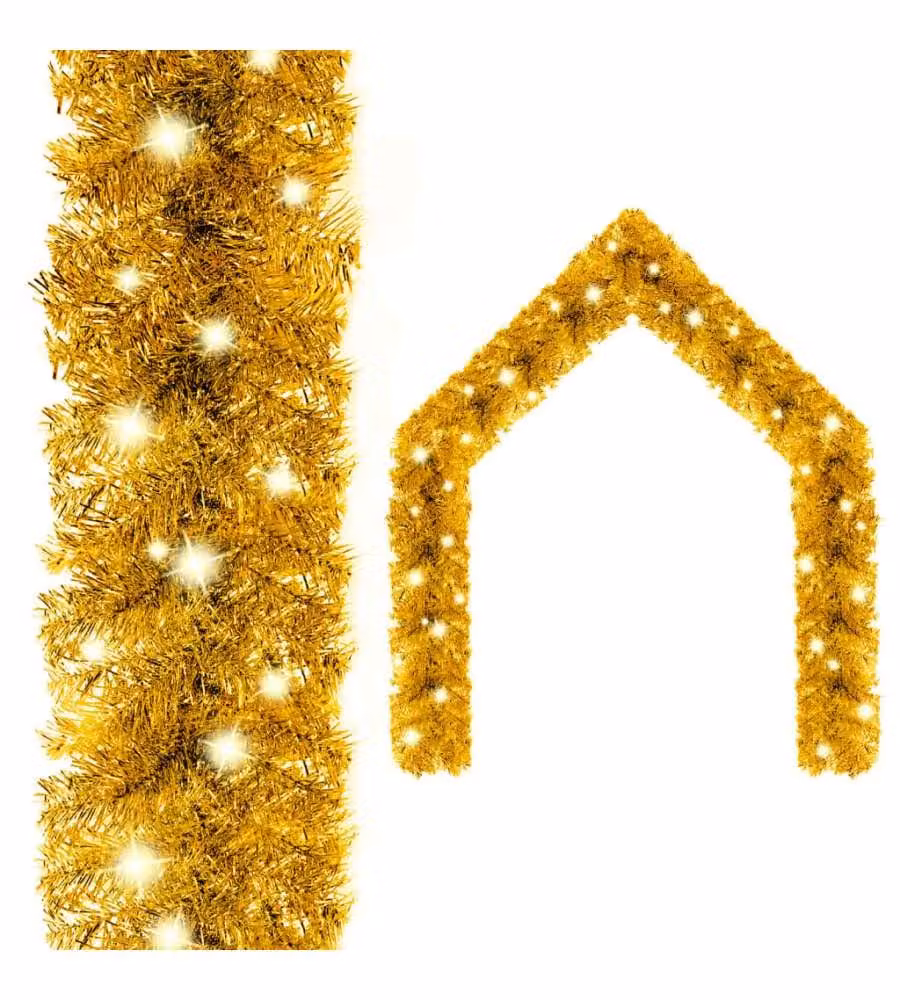 Ghirlanda Natalizia con Luci a LED 20 m Oro