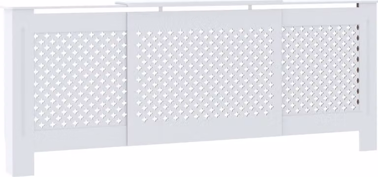 Copertura per Radiatore Bianca in MDF 205 cm