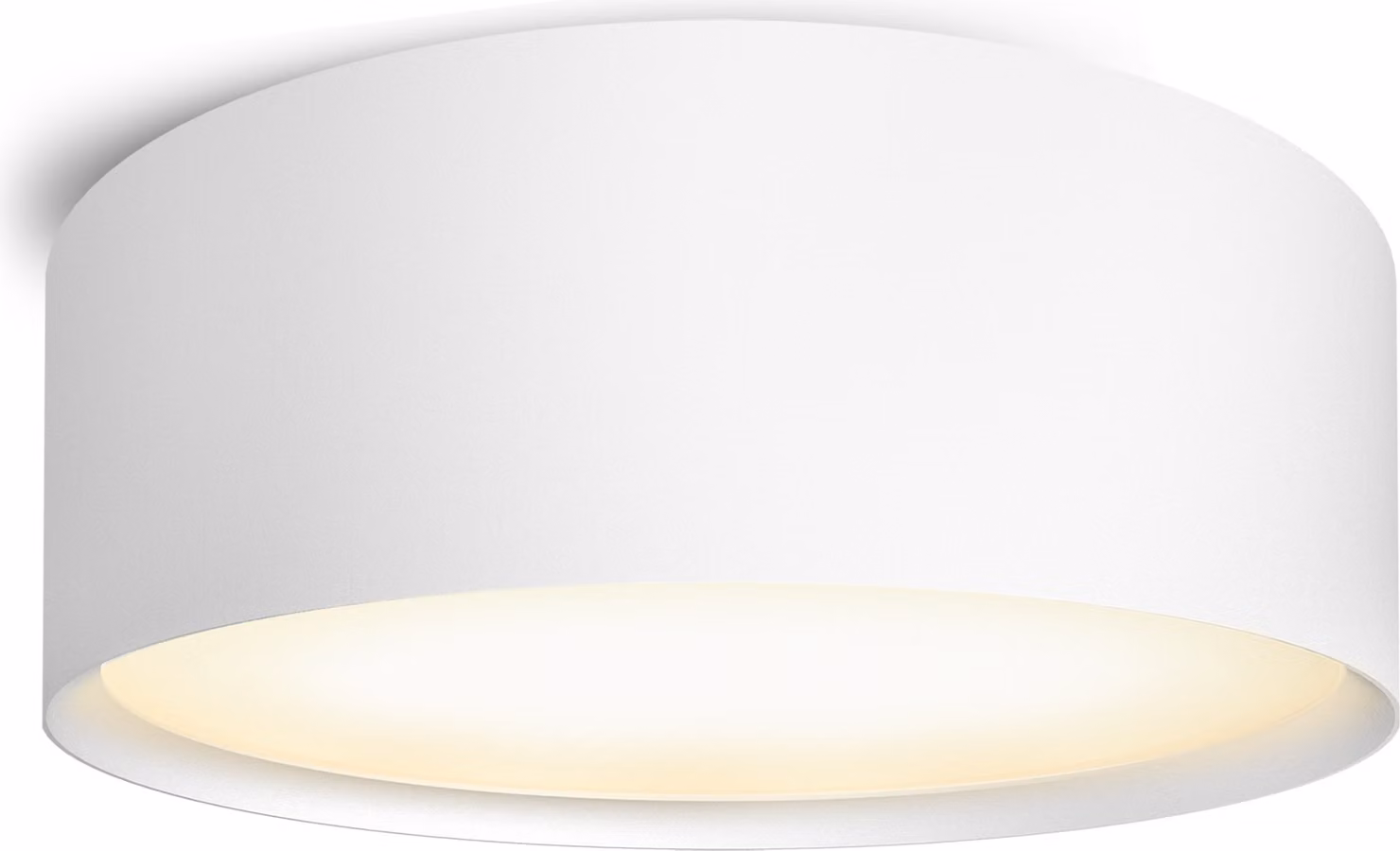 SSC-LUXon PIATO faretto da soffitto grande LED - lampada da soffitto bianca piatta con luce bianca calda - faretto 20W interno verniciato a polvere