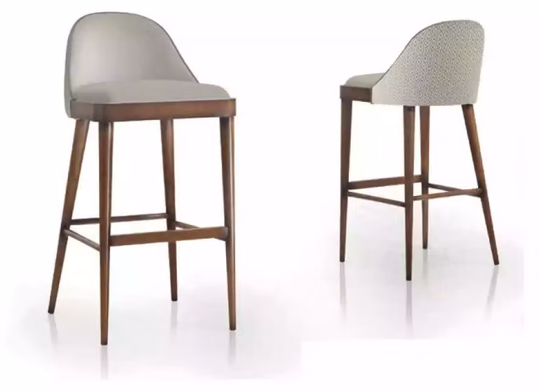 Barstuhl Küchenstuhl Wohnzimmerstuhl aus Holz Polsterstuhl Tresen Stühle Stuhl