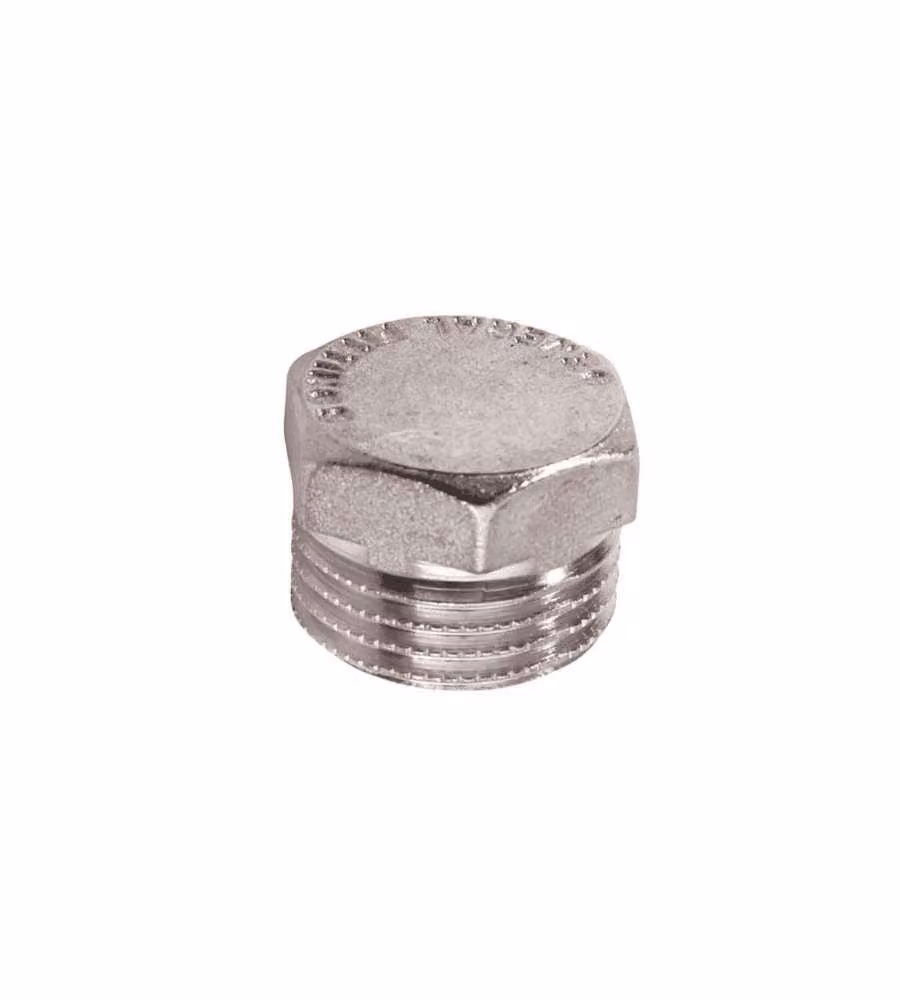 Idrobric Tappo maschio cromato lucido 3/4" - Raccordo in ottone idraulico