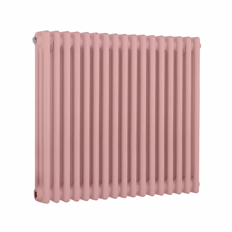 Radiatore Orizzontale a Colonne (3 Colonne) 750mm x 785mm - Rosa (Camellia Rosa) - Regent