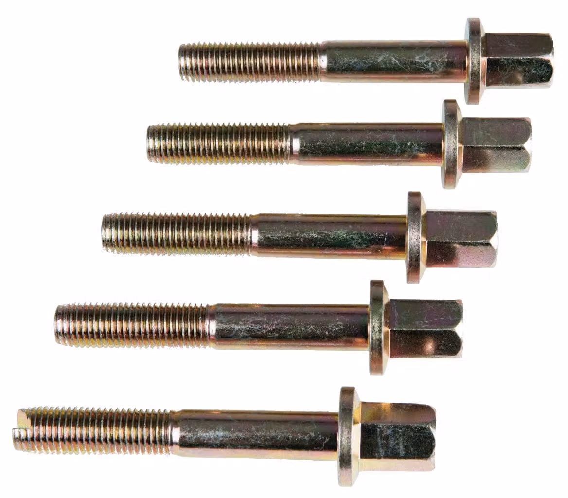 KS TOOLS Viti di estrazione con collare + scanalatura di pulizia M12x1,5, confezione da 5 (700.1482)