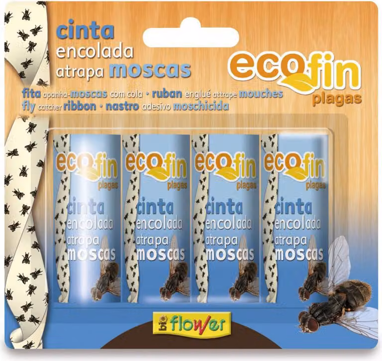 Nastro adesivo per catturare le mosche Flower: discreto ed efficace - Flower