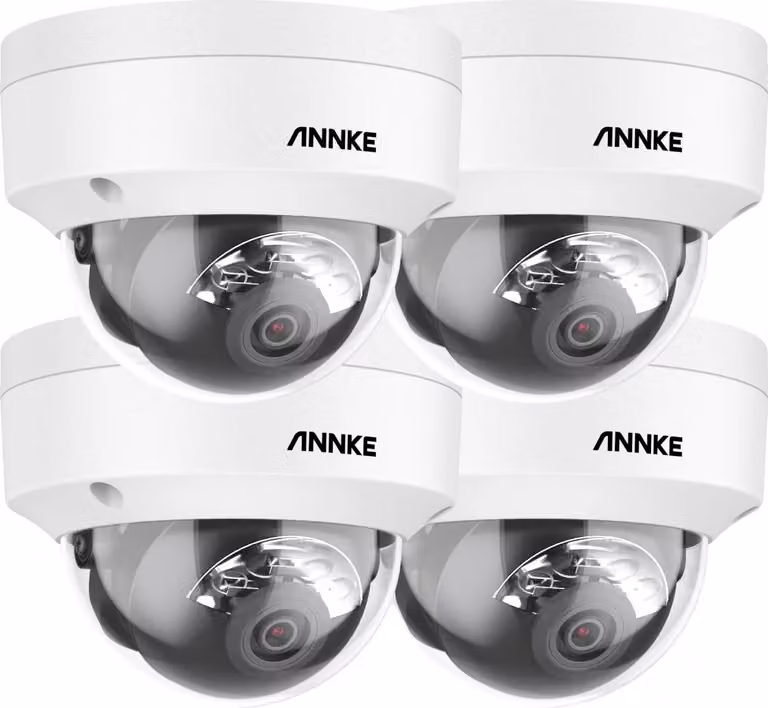 Telecamera di sicurezza, risoluzione 12MP, doppia luce intelligente, classificazione IP67, telecamera 4pcs