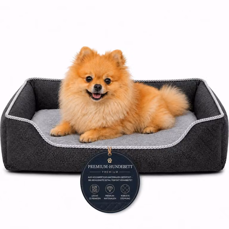 Divano per cane cuccia lavabile rivestimento sfoderabile tessuto da arredamento S 55x45 cm