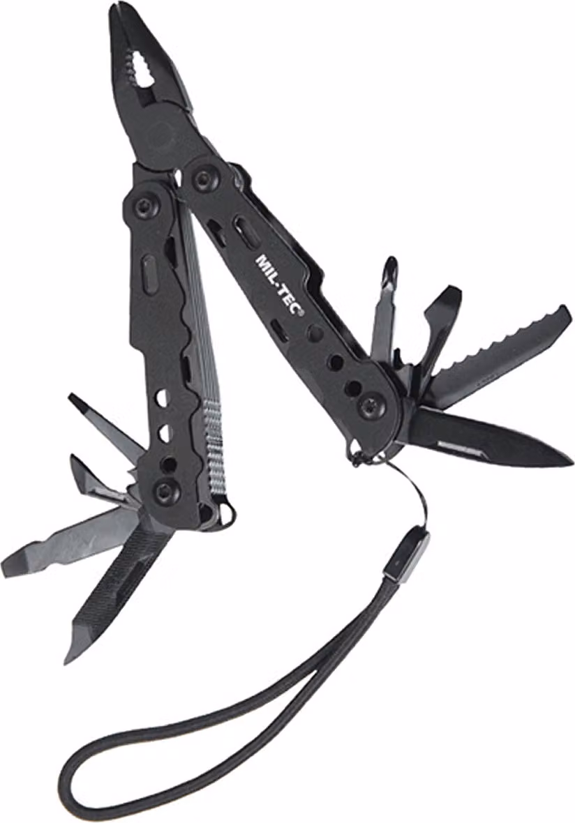Multiutensile Mil-Tec nero piccolo
