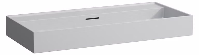 LAUFEN Kartell lavabo à poser, sans trou pour robinet, avec trop-plein, 1000x460mm, H8163377591091, H8163377591091