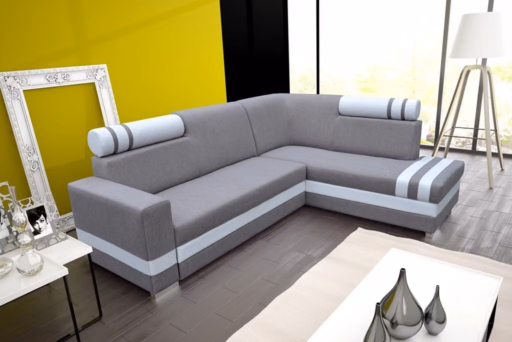 Design Ecksofa Couch Wohnlandschaft Schlafsofa Schlafsofa Eck Polster Sofa