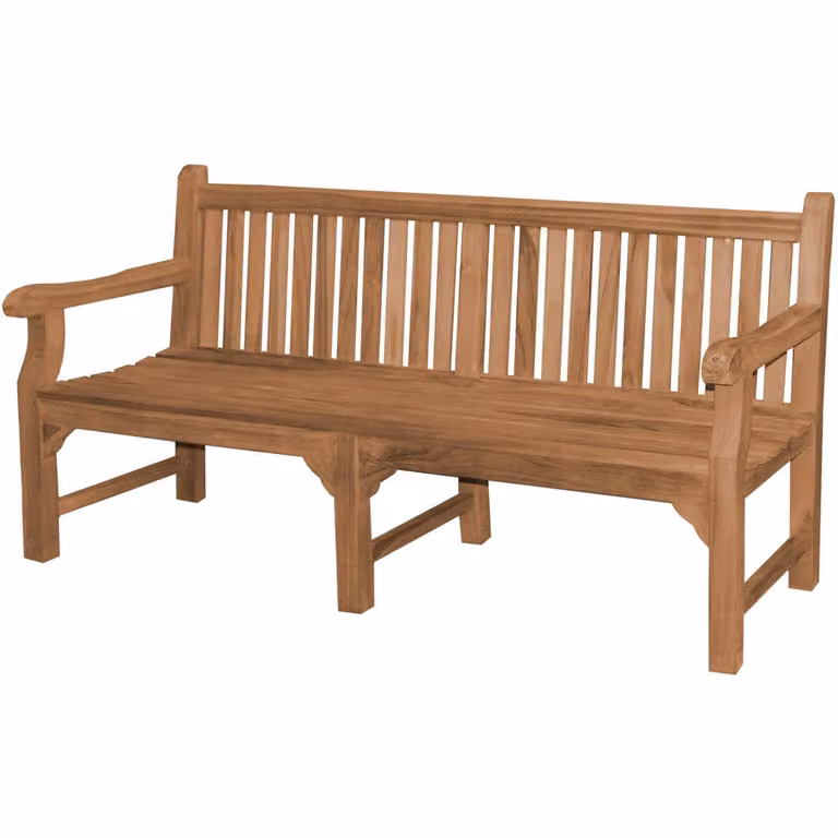 Gartenbank Teakholz Extra Stark Piceno 200cm Massivholz Wetterfest
