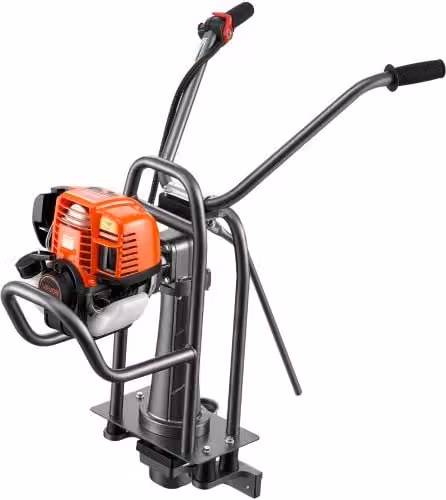 VEVOR Motore per Staggia Vibrante da Calcestruzzo a Benzina 1,16 HP 4 Tempi, Motore Vibrante per Finitura in Cemento, Albero Flessibile, Manico Regolabile, Gambe di Supporto, per Vialetti e Pavimenti