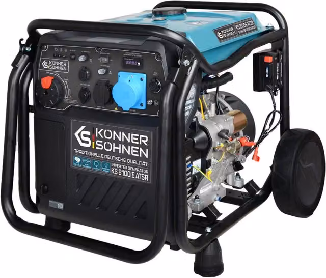 Generatore inverter a benzina Könner & Söhnen KS 8100iE ATSR con potenza 8.0 kW