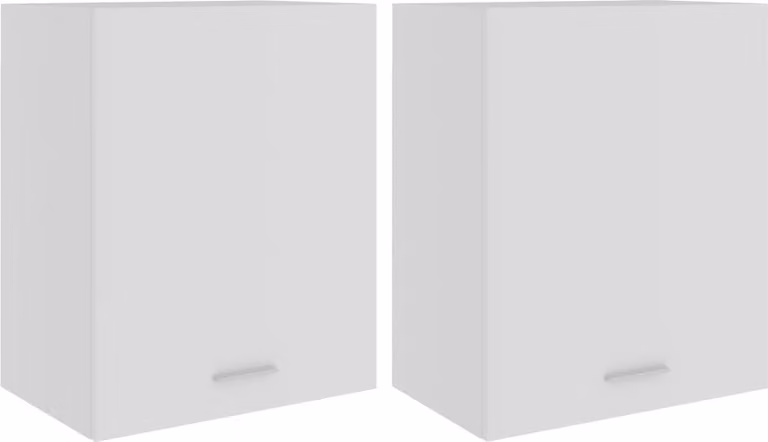 Armadi Sospesi “Lyon” 2 pz Bianchi 50x31x60 cm