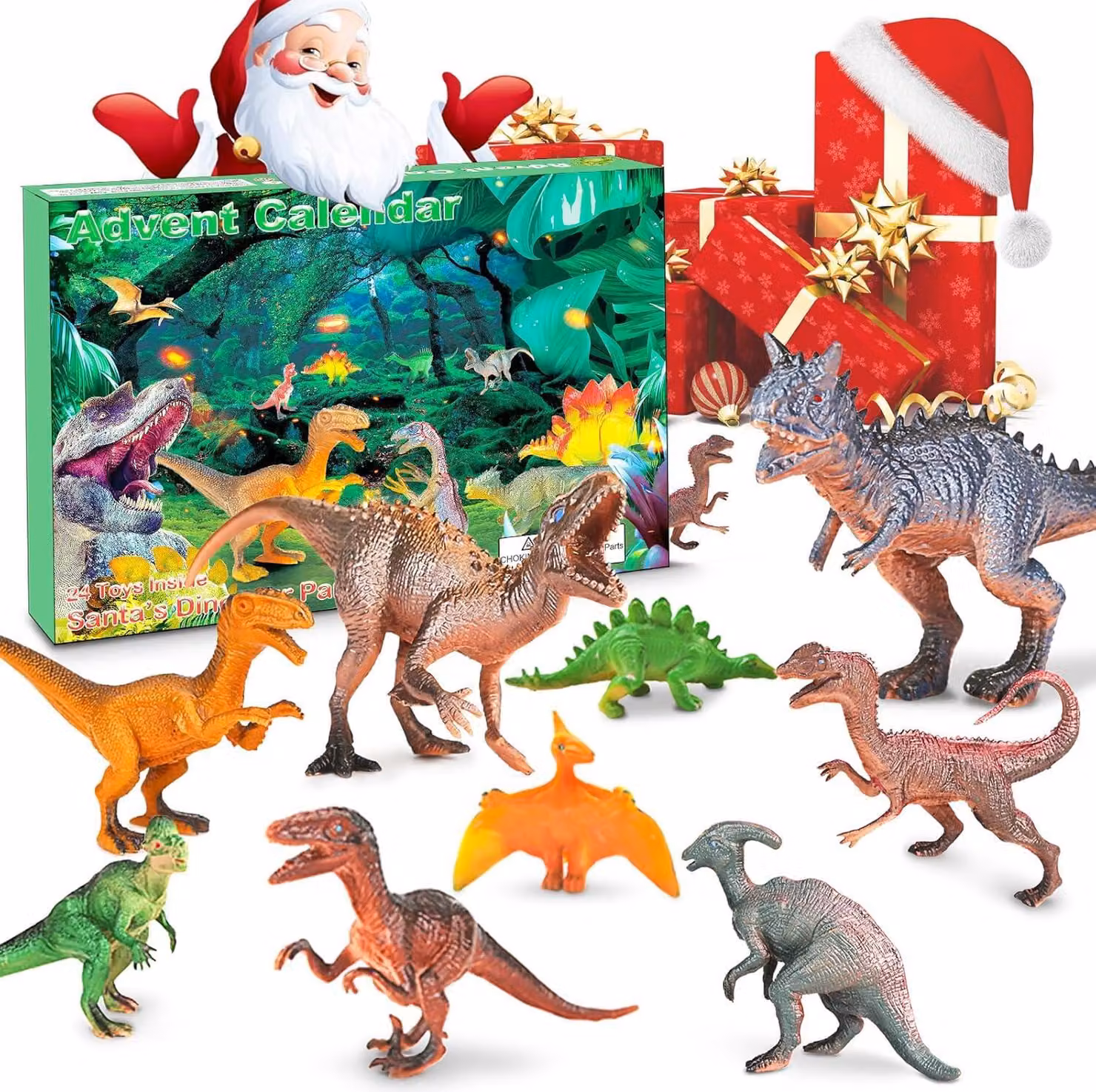 Calendario dell'Avvento dei dinosauri Natale 2024 per bambini e bambine