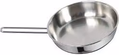 Padella in acciaio inox 18/10 Metalsomma DUNE 201 argento diametro 28 cm
