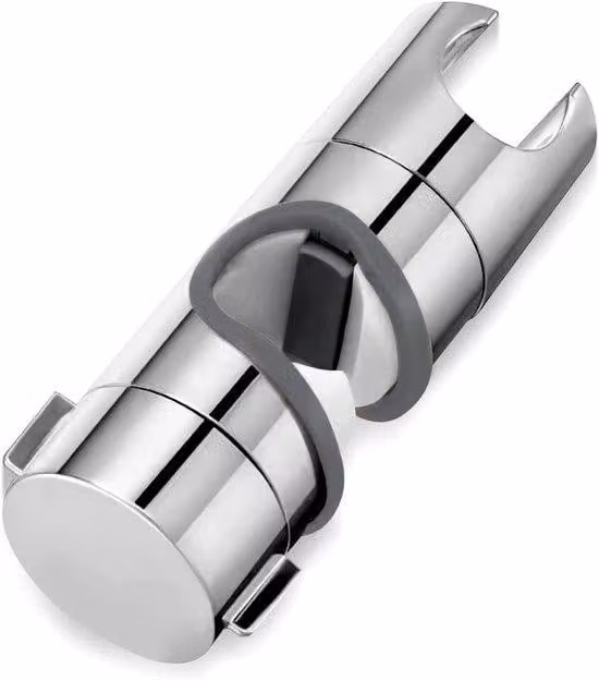 Supporto universale per doccia, supporto regolabile per tubo flessibile, regolabile fino a 24 mm, in ABS, cromato, supporto girevole a 360 gradi