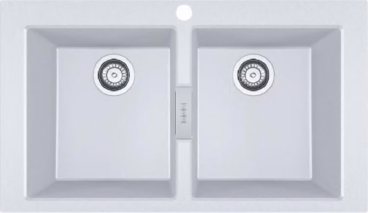Franke Sirius 2.0 - Lavello in tectonite S2D 620-86, 860x500 mm, bianco 143.0637.160