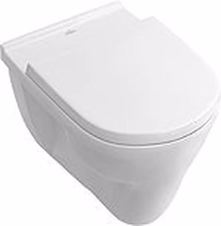 Villeroy & Boch O.novo, vaso a parete con scarico piatto 360 x 560 mm - Bianco Alpino - 56621001