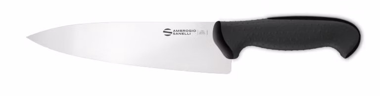 Coltello Trinciante cuoco linea Tecna di Sanelli Ambrogio, lama cm 16, manico nero
