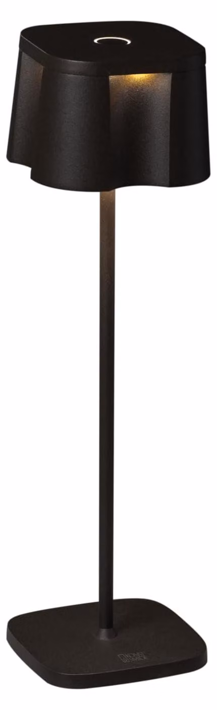 Konstsmide Nice lampada da tavolo | nero | Interno/esterno | Lampada da tavolo USB | 7818-750