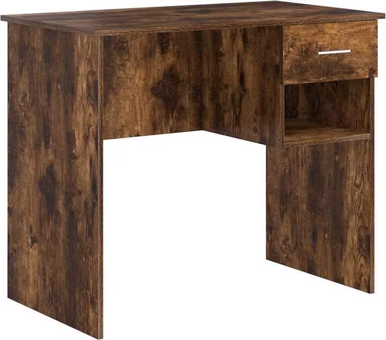 Scrivania Rovere fumé 90 x 49 x 75 cm Legno multistrato