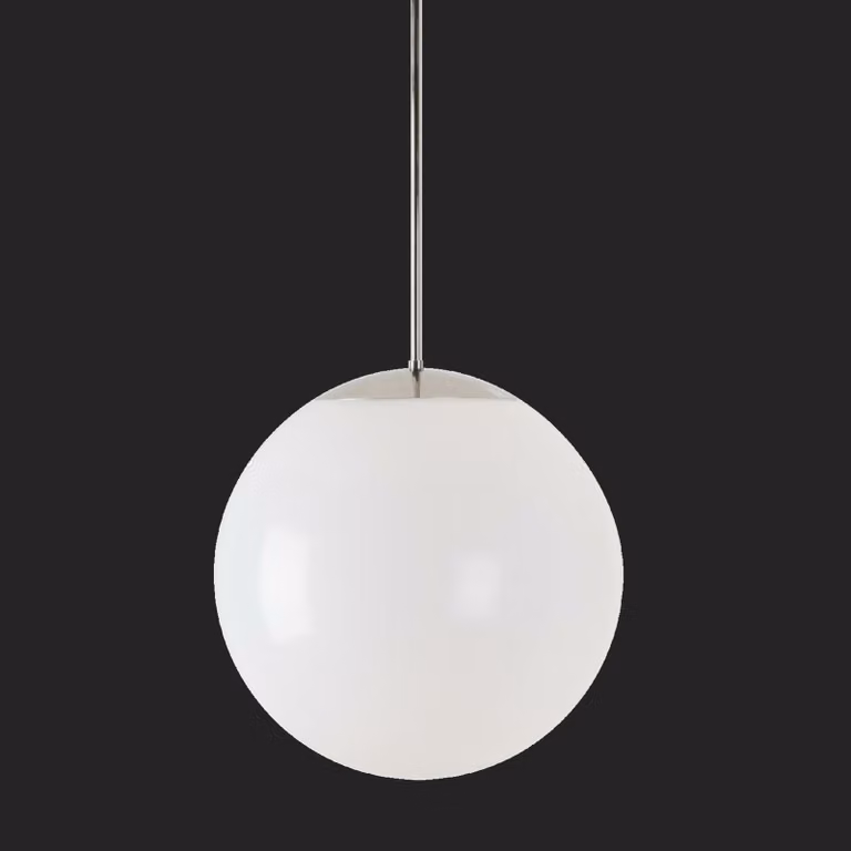 OSMONT ISI72632 ISIS P3 PM HP apparecchio a sospensione acciaio inox / bianco IP40 4000 K 52W LED combinazione di emergenza 3 h