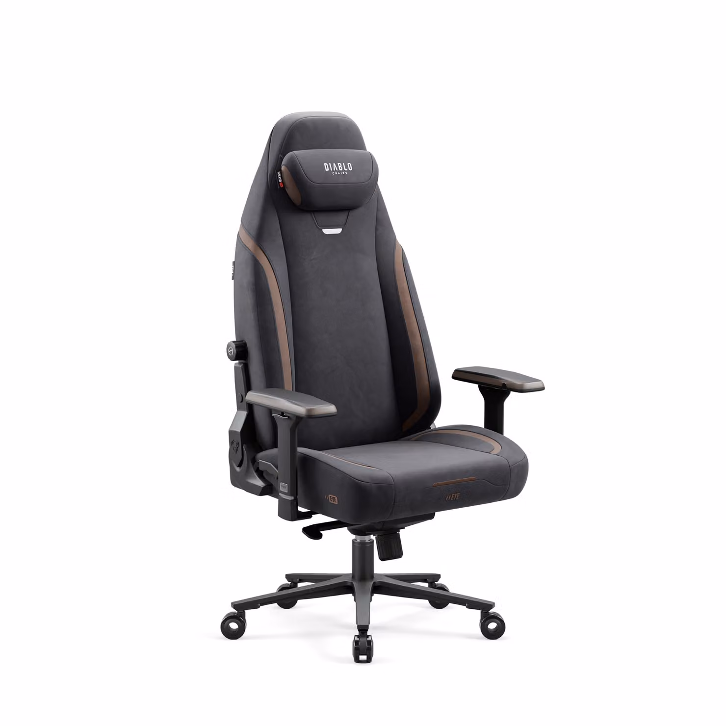 Sedia da gioco Diablo X-Eye 2.0 | sedia da ufficio | braccioli 4D | cuscino poggiatesta magnetico | portata fino a 140 kg