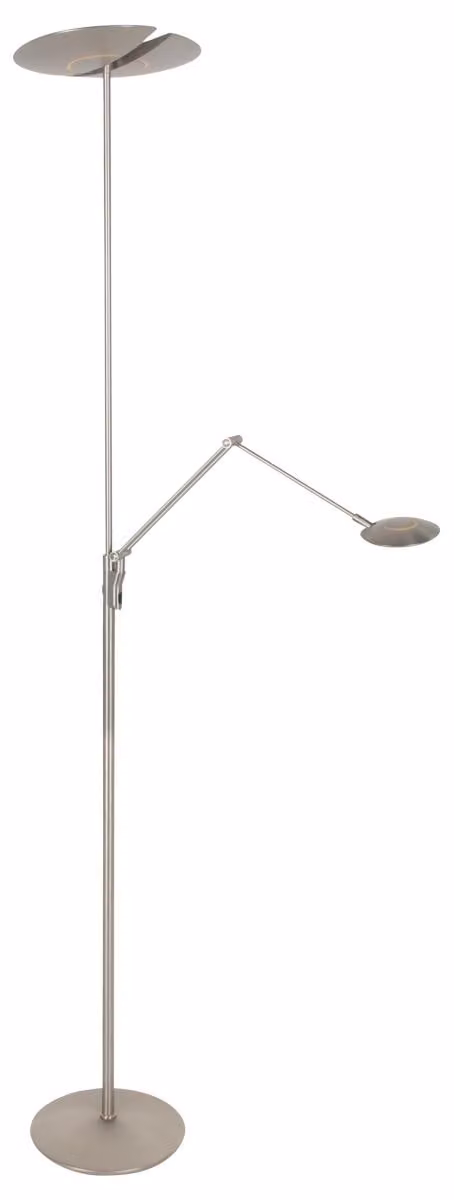 Lampada da terra - acciaio - Zenith2 -  plastica metallo - lampada di design - LED - 4390ST - Steinhauer Exclusive