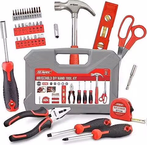 Set di utensili per la casa, il garage e lavori di bricolage