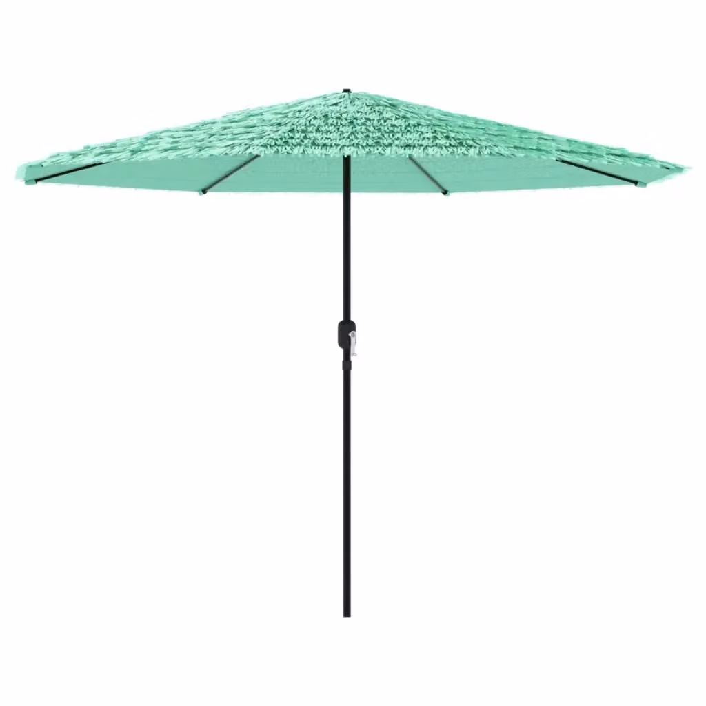 Ombrellone da giardino Videx verde con palo centrale in acciaio e copertura in poliestere L/P/H: 388 x 388 x 248 cm – 2