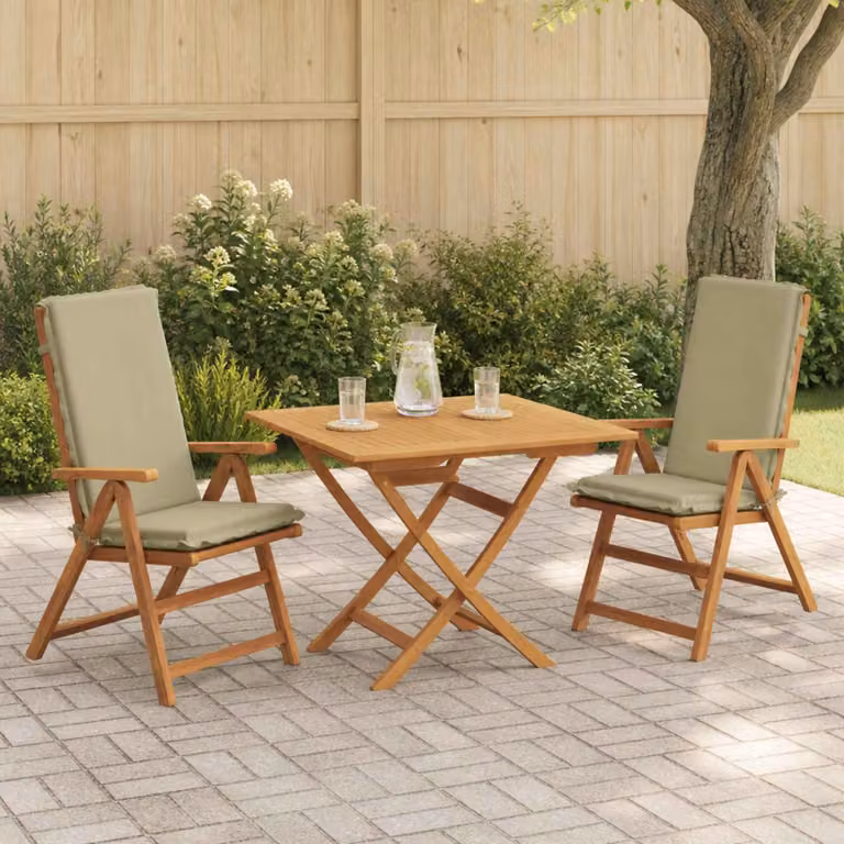 vidaXL Cuscino per sedia a schienale alto GEMERT 2 pz 100% Poliestere