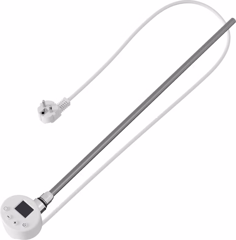 Riscaldatore elettrico a radiatore Schermo bianco Lcd 600W